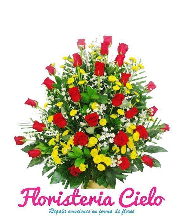 Arreglo de rosas con pinoquios - Floristeria Cielo